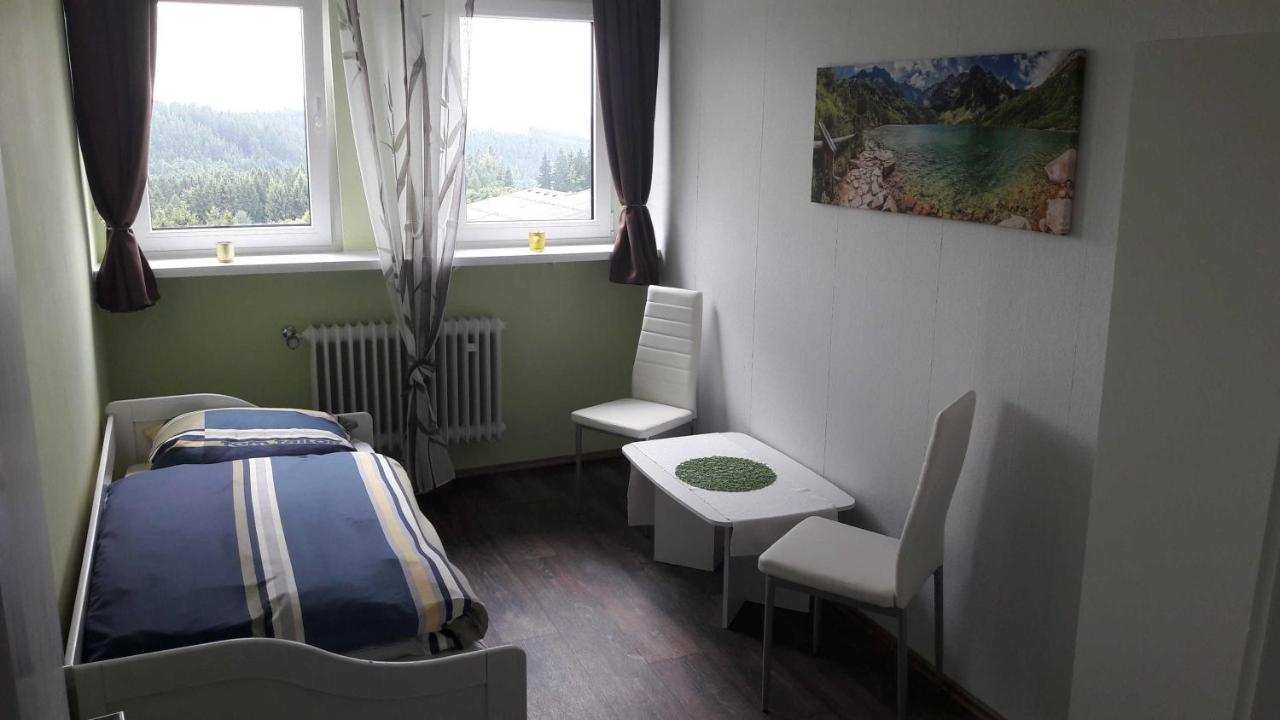 Ferienwohnung Bergwiese Schwarzenbach am Wald Bagian luar foto