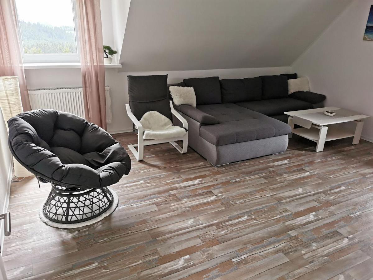 Ferienwohnung Bergwiese Schwarzenbach am Wald Bagian luar foto